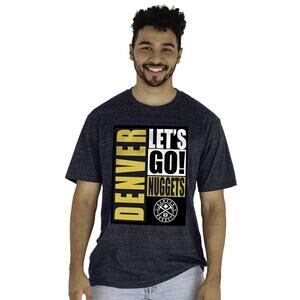 Blue 84 Nba Unisex Adult Nba Tri Blend T Shirt Arch Team Color